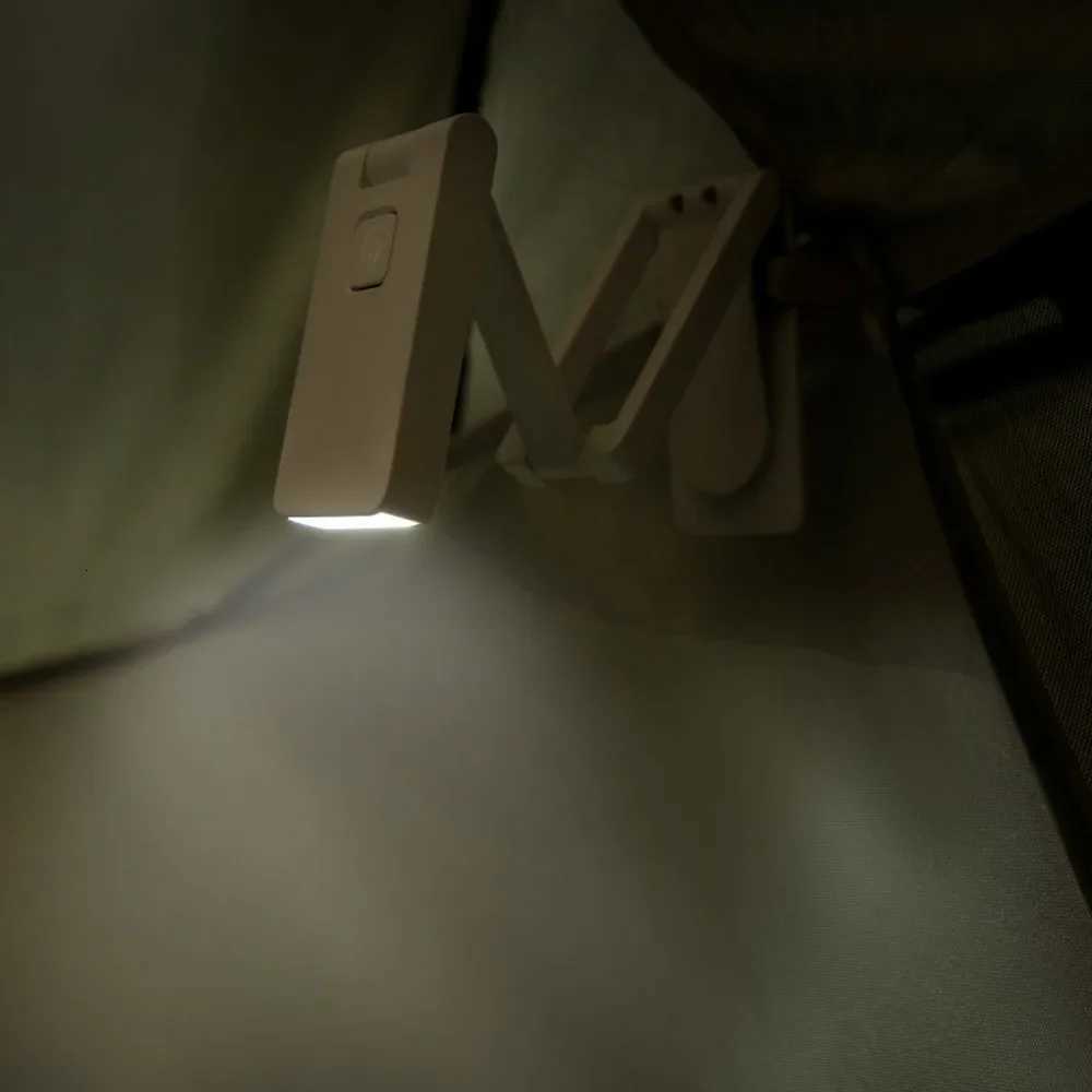 New Night Lights USB Rechargeable Folding Portable Reading Book Lights Eye Protection 3 Light Colors Adjustable Brightness Lamp M251120