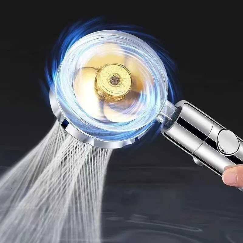 Turbo fan shower head adjustable shower head filter high-pressure water-saving spray bathroom accessoriesM251120