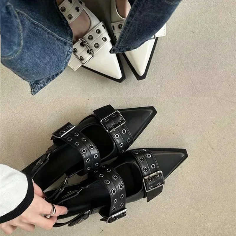 Shoe laces Gothic thick h high h s street style medium h punk casual sandals Z250420