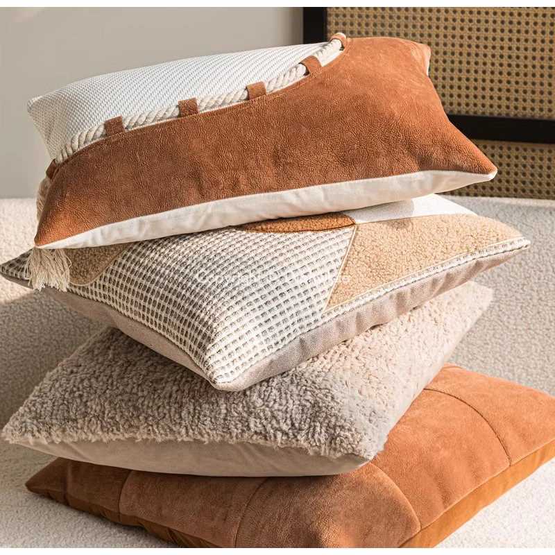 Pillow Case Diphylleia Modern Abstract Design Boho Wabi Sabi Case Luxury Handmade Fancy Cushion Cover Personze Custom Home Decor C251120