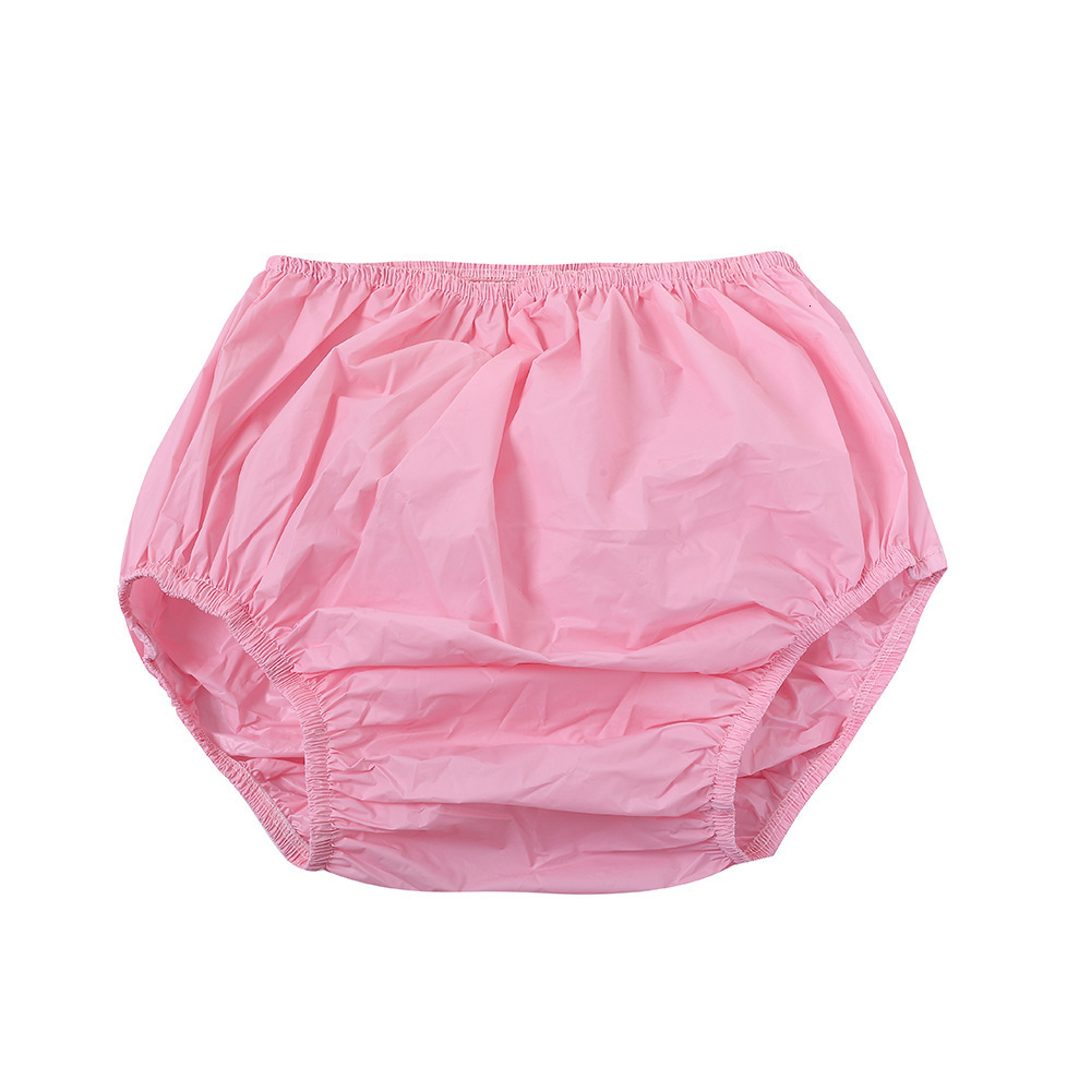 Adult Diaper Cover for Incontinence Noiseless Leak-Protection Underwear Plastic Pants Over Diapers Waterproof Rubber Pants 250220