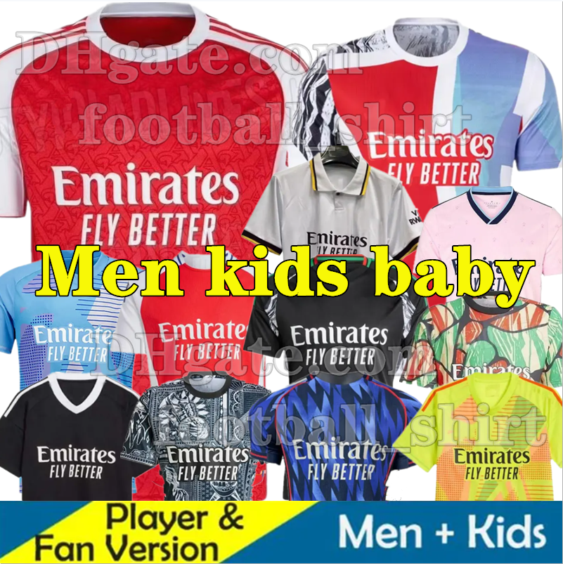 19 20 21 22 23 24 25 26 Gunners RICE SAKA soccer jerseys CALAFIORI G.JESUS HAVERTZ SALIBA 2025 2026 football shirt Men Kids MARTINELLI ODEGAARD SALIBA THOMAS NICOLAS