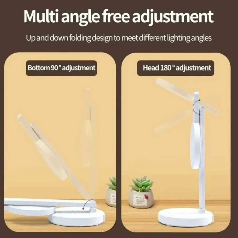 LED Lamp USB Plug-in Three-level Dimming Desk Lamp The Base Can Be Used As A Stand To Fold Eye Protection Reading Night Light M251120