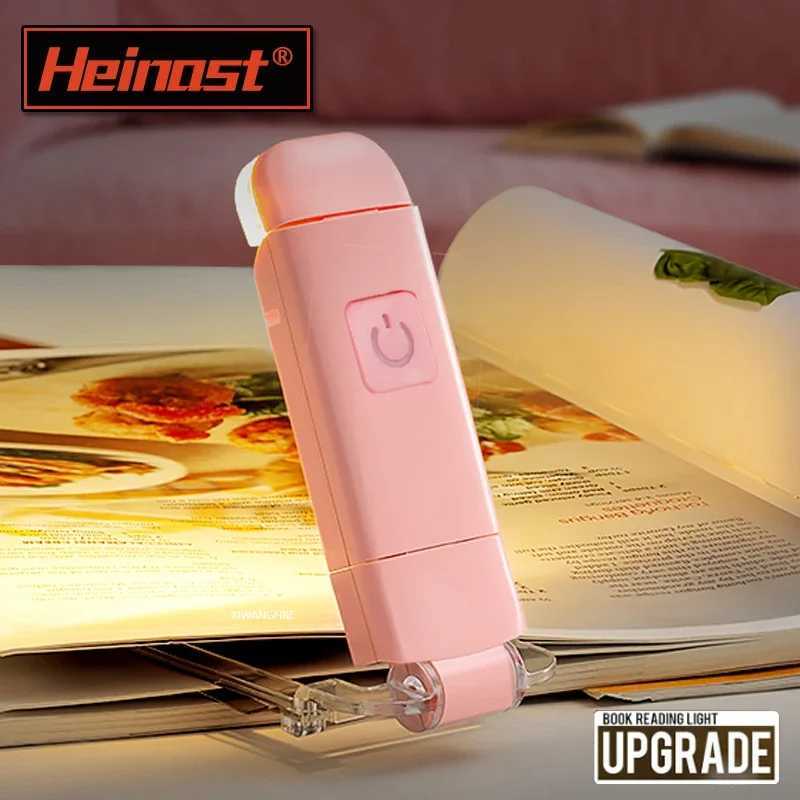 LED USB Rechargeable Book Light Reading Light Eye Protection Night Light Portable Clip Desk Light Bookmark Read Light Night Lamp M251120
