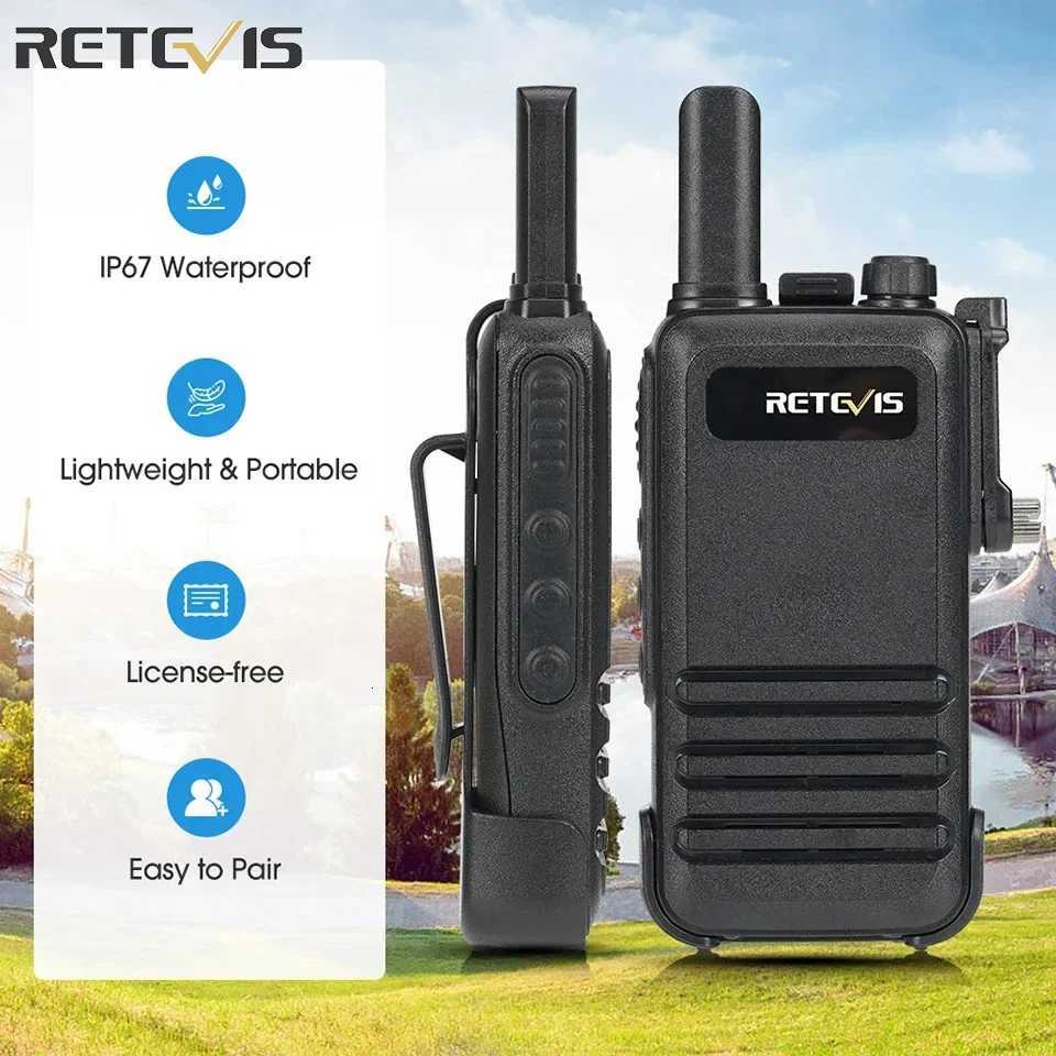 Retevis RB647 IP67 Waterproof Walkie Talkie Professional PMR FRS Mini Two-Way Ra with VOX for Surfing Kayaking Camping C251120