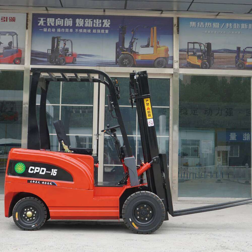 Free Shipping CE Certified 1T 1.5 2T 2.5T Mini Electric Forklift 4 Wheel Farm Battery Gabelstapler for Restaurant