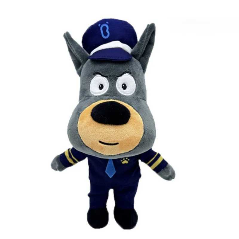 New Sheriff Labrador Dog Plush Toy Security Sergeant Labrador Wolf Dog Cartoon Doll Boys Girls Soft Stuffed Toys Children Gift G251120