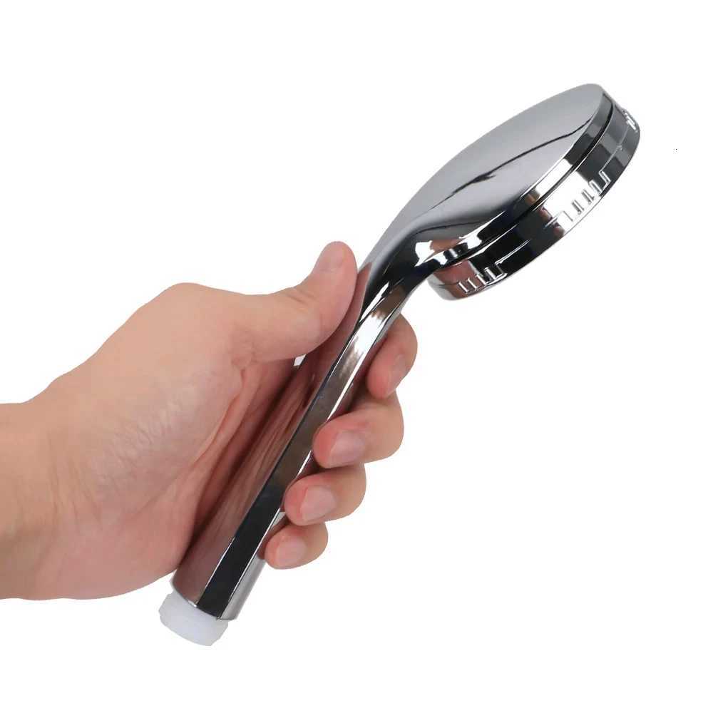 1pcs Chrome Bathroom Shower Head Water Saving Nozzle Pressurized High Pressure Bathroom AccessoriesM251120