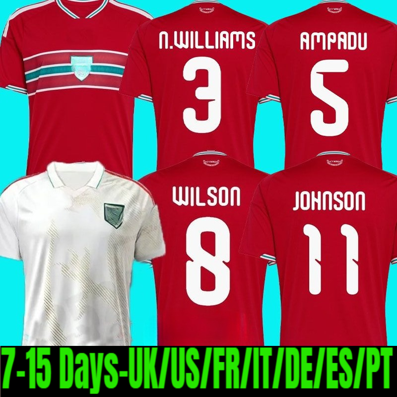 2026 World Cup Wales soccer jerseys JAMES BALE Men Home Away goalkeeper Training fans player Welsh football shirts JOHNSON N.WILLIAMS RODON T.ROBERTS MOORE THOMAS