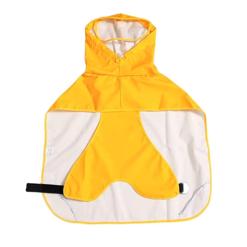 T0009 dog raincoat Teddy Corgi small dog special four-legged full-cover rainy day anti-dirty waterproof clothing cloak pet supplies