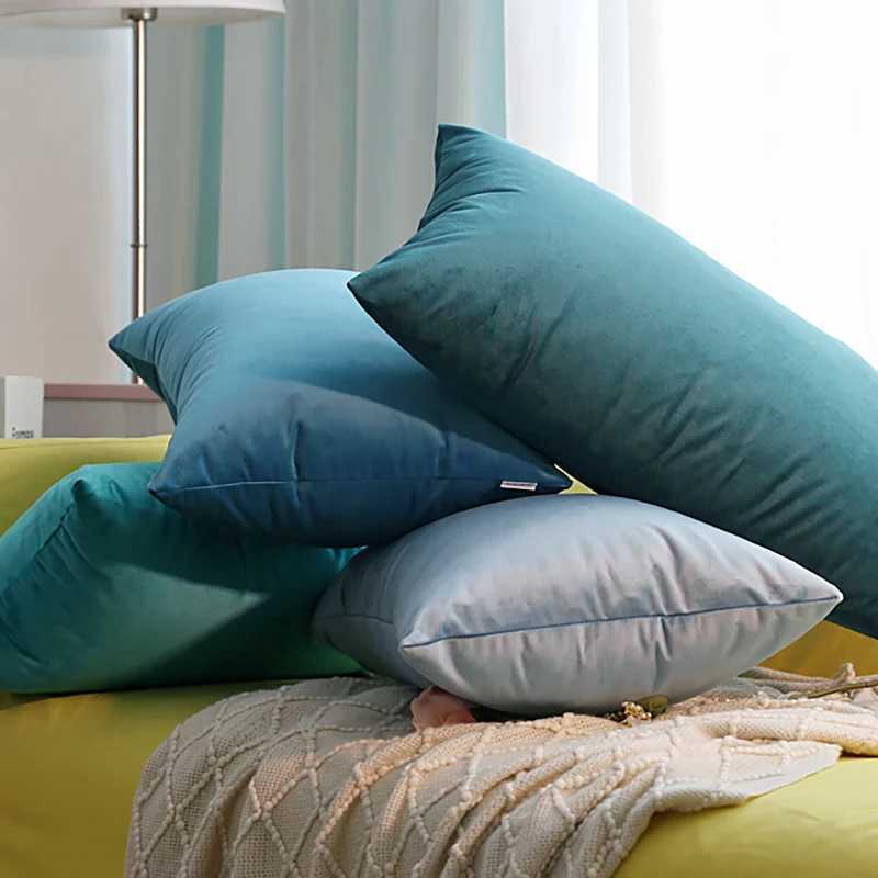 Pillow Case Soft Velvet Cushion Covers Plaid cases for Living Room Sofa 30x50 cm Nordic Home Decoration s Cover C2511200