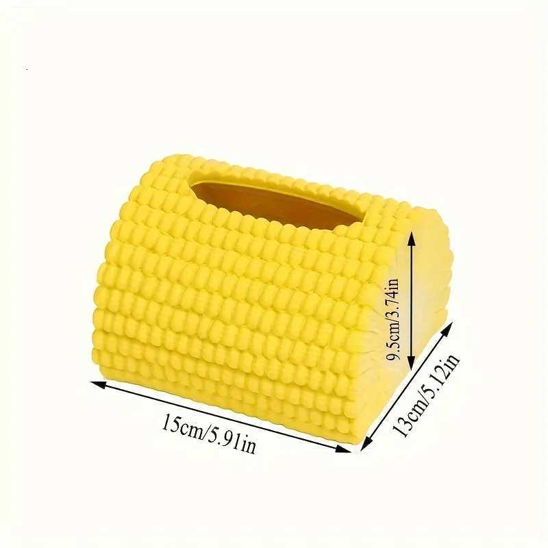 Unique Corn-Shaped Tissue Box Holder - Creative Decor for Living Room Dining Table Durable Plastic C251120