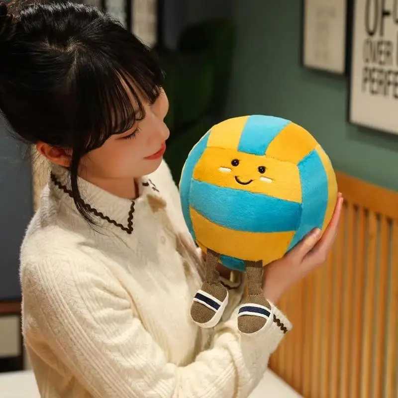 Jellecat New Volleyball Doll Plush Toy Handmade Doll Cartoon Anime Cute Pillow Cushion Home Childrens Birthday Gift Doll G251120
