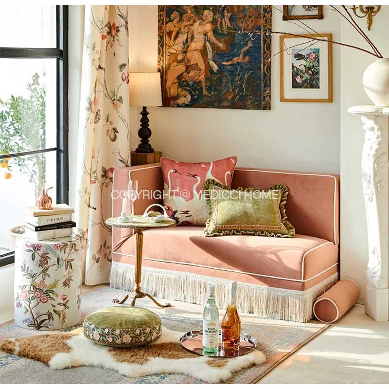 Pillow Case Medicci Home GG Style Inspired Dancing Crane Decorative Cushion Cover High Grade French Retro Case 45x45cm For Sofa Couch C251120