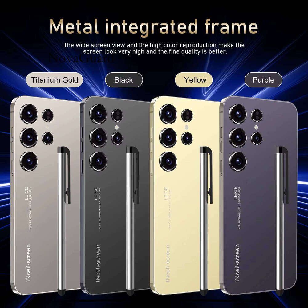 Samsum S25 Ultra 5g smartphone 7.3-inch high-definition organic light-emitting diode ten core Android phone, French and English versions