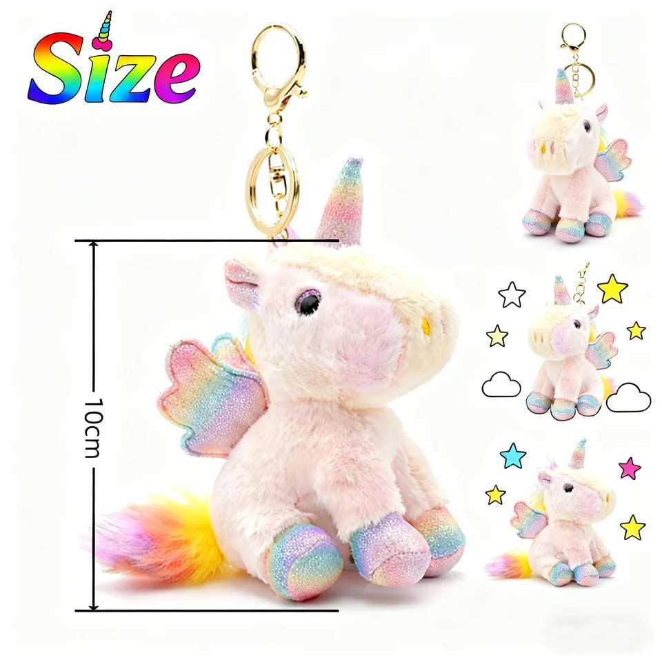 Mini Plush Unicorn Stuffed Animals Unicorn Party Favors Bulk Toys DIY Plush Keychain Stuffed Animal for Kids Party Favor G251120