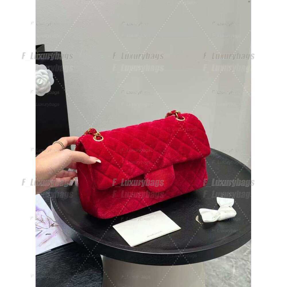 c h a n e l bag Luxury Bag Quality 25A Suede Designer Bag Cross Body Womens Shoulder Wallet Retro Chan bags Hairy Velvet Chain CF Bag Cloth Suede Bag Handbag Cc Pink Bag A9c