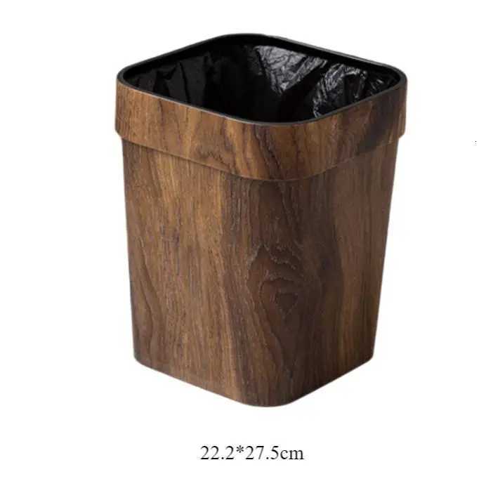 Trash Bin Farmhouse Small Narrow Garbage Can for Dorm Room Office Kitchen C251120