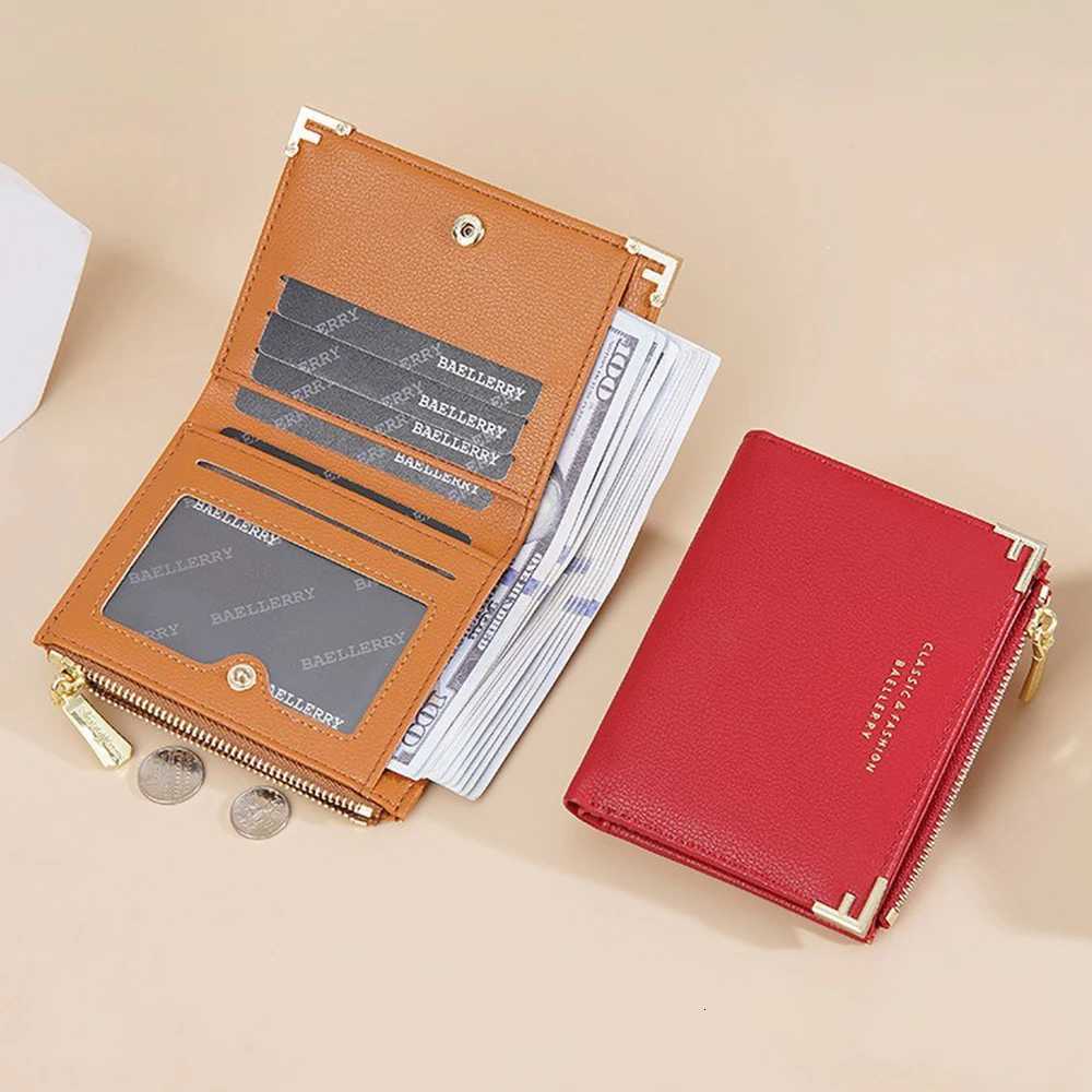 Women Wallet Baellerry Small Zip Around Card Holder Many Card Pockets with Coin Section Fashion AccessoriesW251120
