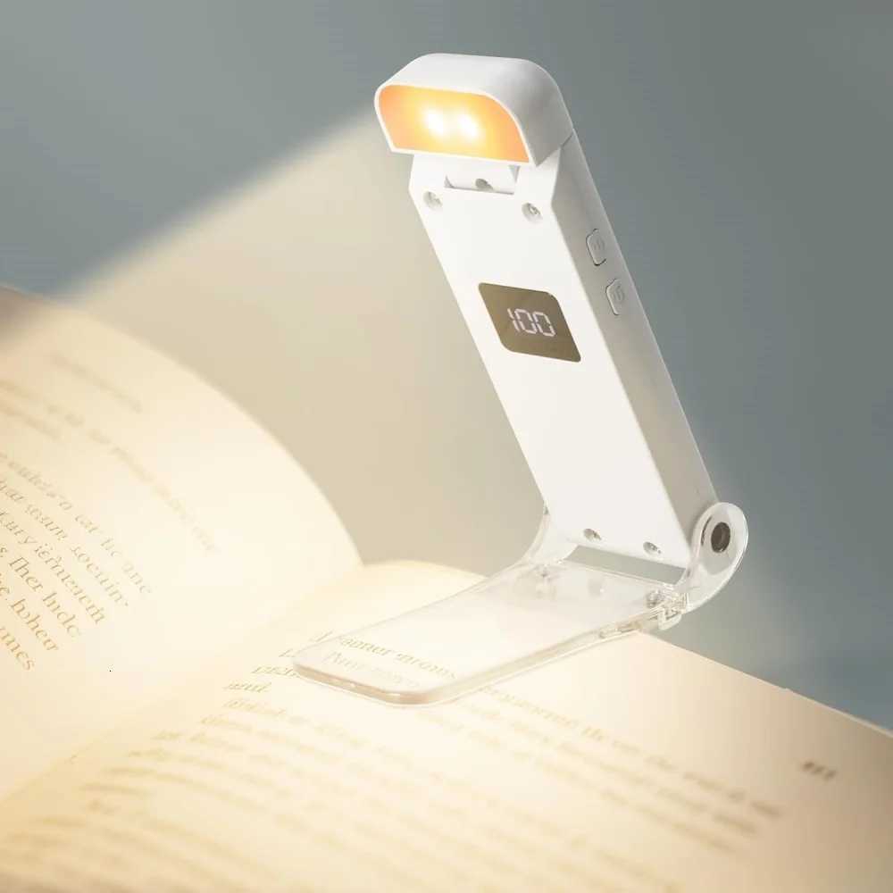 LED Reading Light Type-C Charging Book Light Rechargeable Mini Bookmark Light Kids Read Night Light Portable Reading Book Lamp M251120