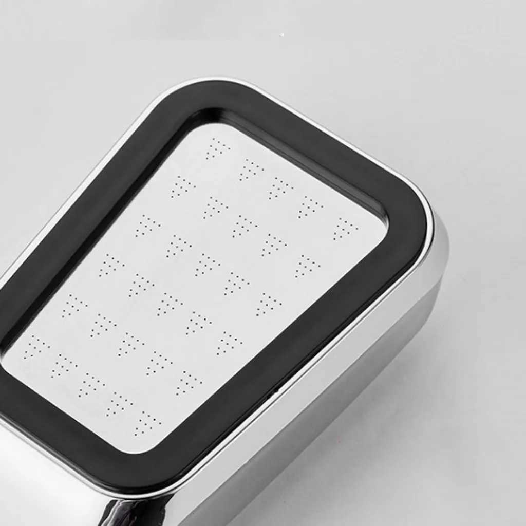 300 Holes High Pressure Shower Head Powerfull Boosting Spray Bath Water Saving Kitchen Accessories Home Tools Bathroom AccessoriM251120