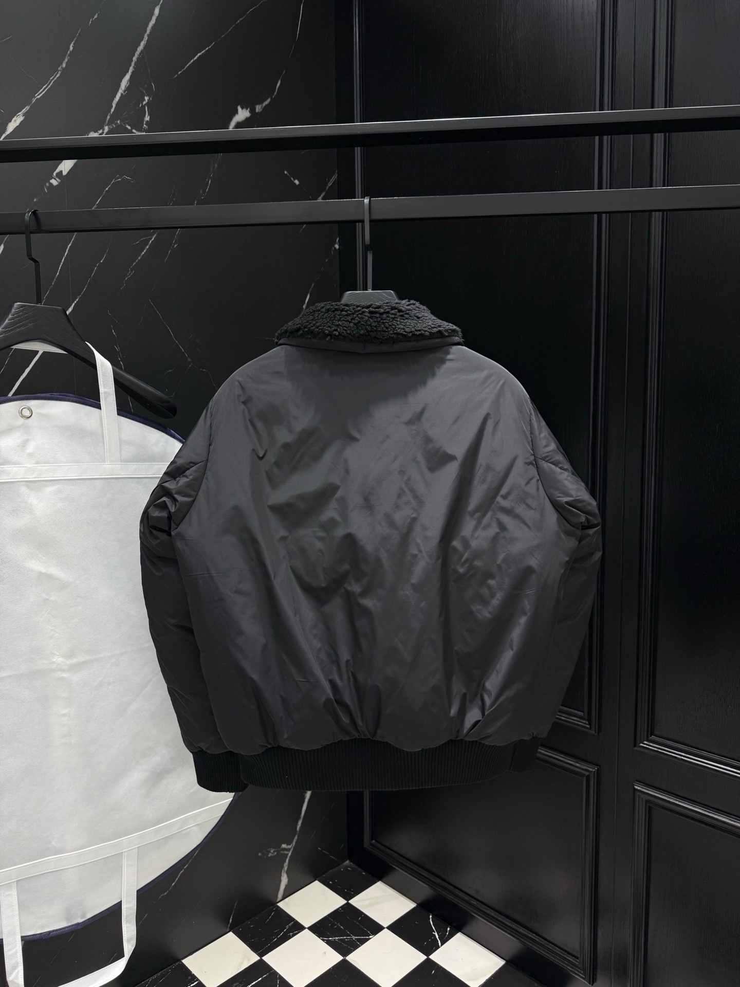 M reversible men's down jacket, a stylish, classic, and versatile design.