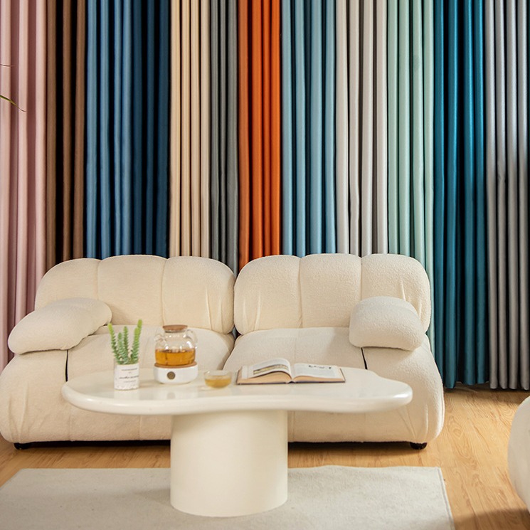 A737 80% Blackout Curtain For Bedroom Livingroom High Shading Curtain cortinas para ventanas
