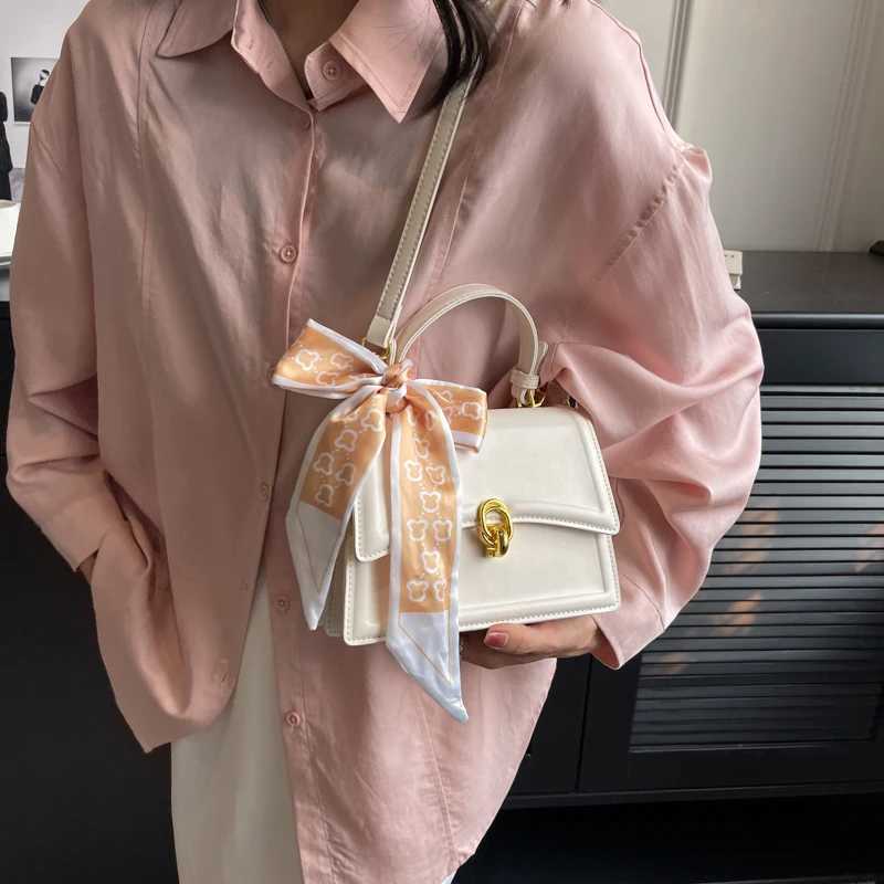 1 Piece of Pure Color Handheld Small Square Bag Versatile e-Shoder Cross-Body Bag for Wen That Can Hold Mobile Phes Y251120