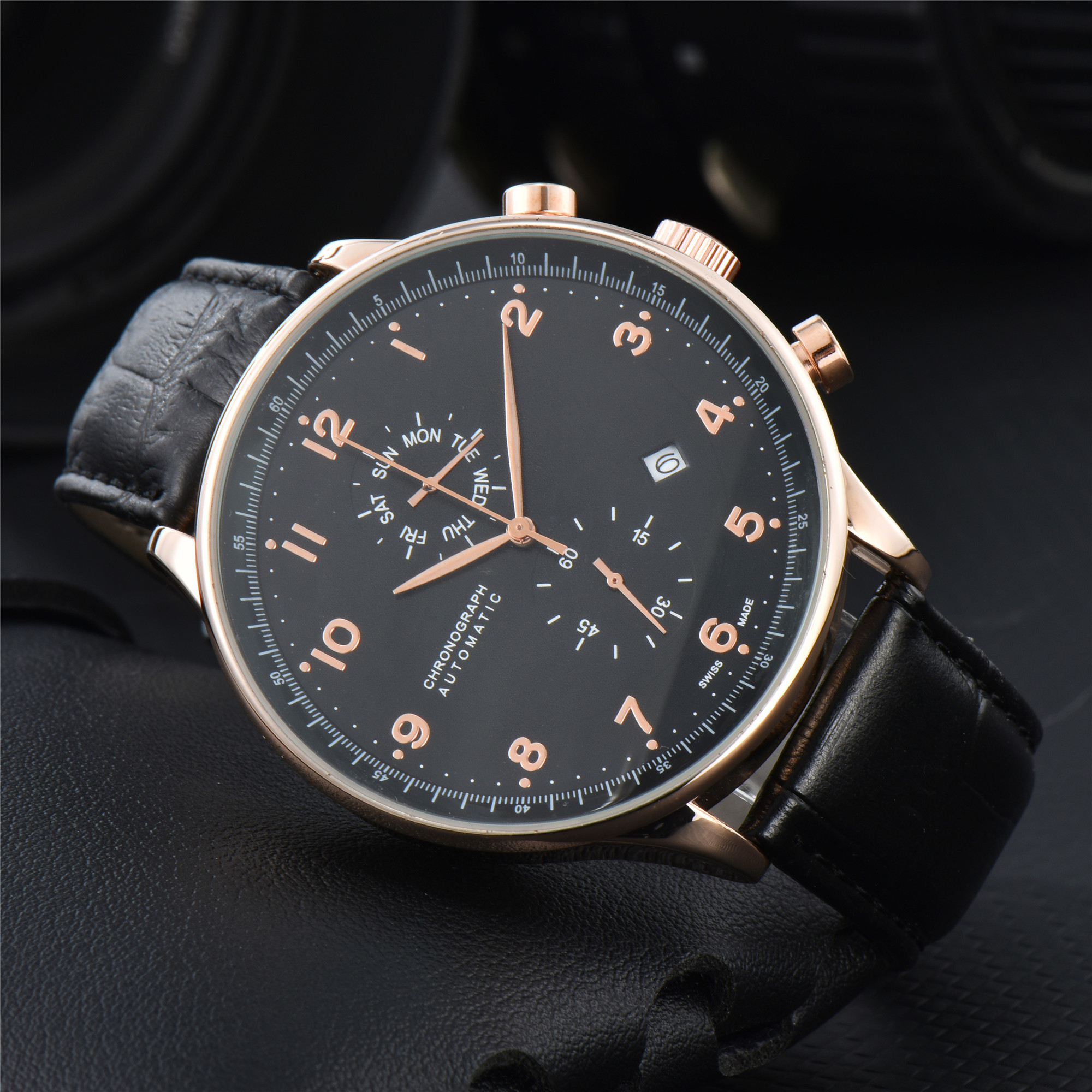 Swiss watch for men - Portuguese series quartz chronograph men's wristwatch - IW37161