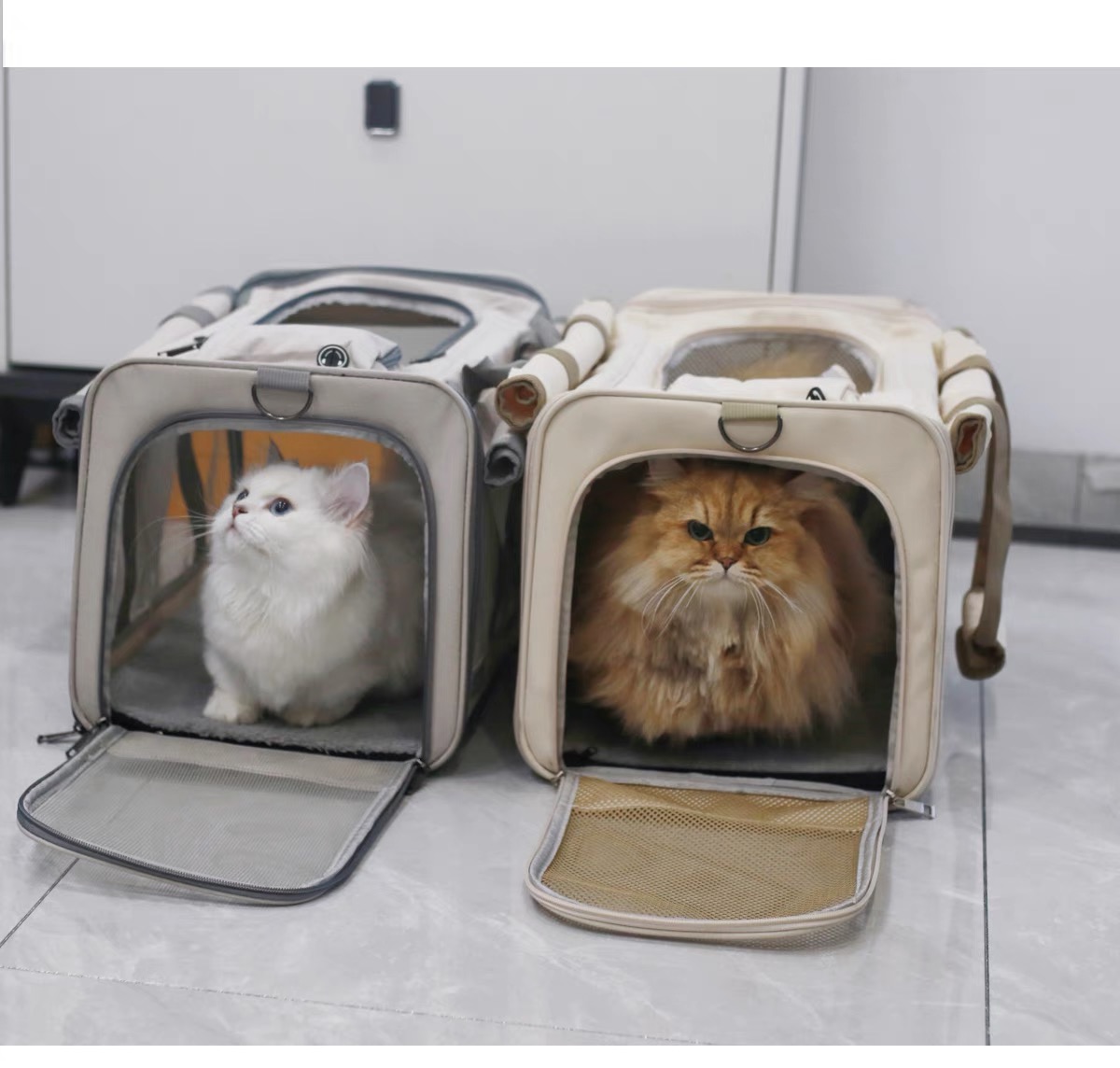 Portable Cat Carrier Bag: Breathable Canvas Pet Travel Bag for Spring and Summer Outings Free shipping