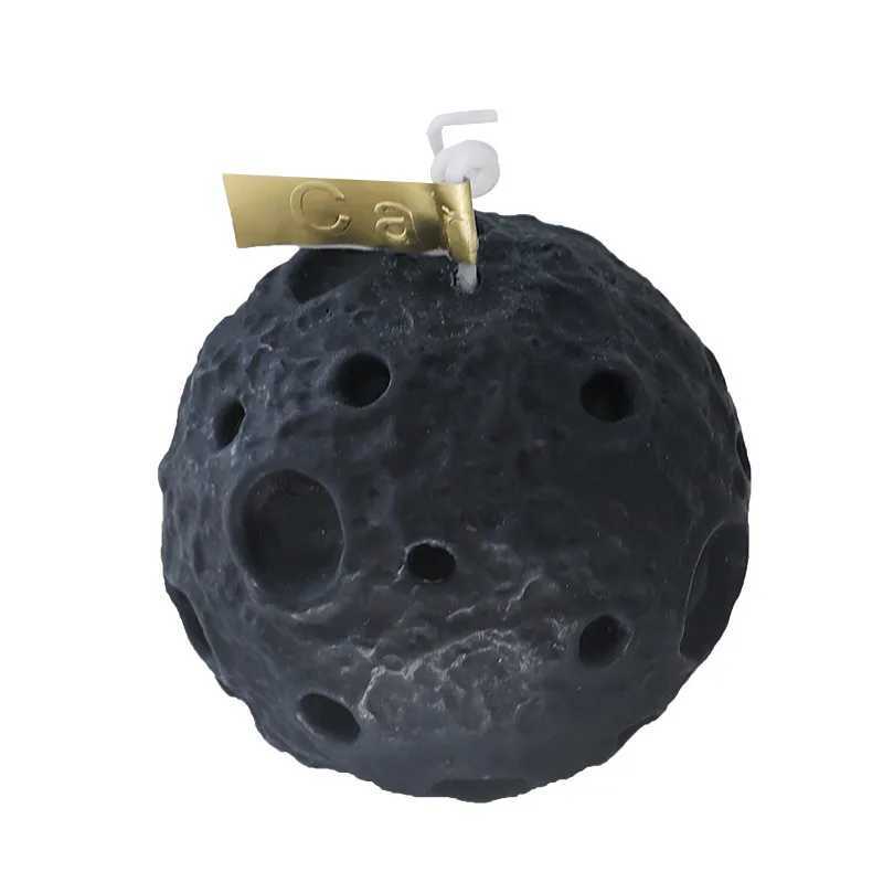 1pc Moon Scented Candles Mid-autumn Festival Gift Christmas Decoration Black Candle for Home Decor Wholesale Xmas DIY Present R251120 S260204