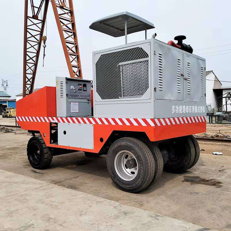 High-Capacity Concrete Curb Paver Machine With Large Material Hopper Fast Production Speed for Industrial Zone Roads