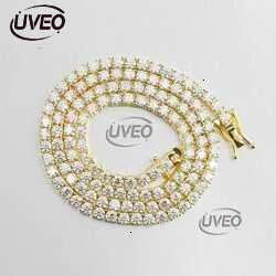 Wholesale Price Fine Jewelry Dia Necklace 2MM 3MM 4MM 5MM Sterg Sier GRA D Color Vvs Moissanite Tennis Chain