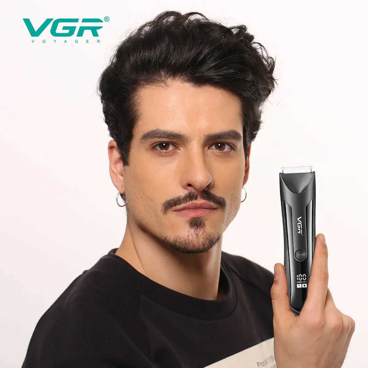 VGR 951 Body Hair Trimmer Groin Rechargeable Ball Shaver/Trimmer Men Electric Pubic Beard Hair Clipper For Men GroomerT251120