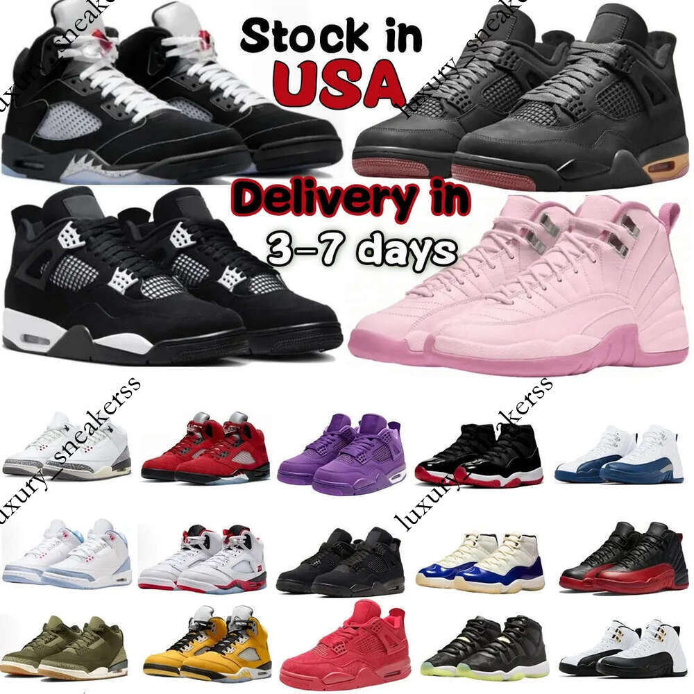 for Designer Men Women 4 4s 5 5S 3 3s 11 jordanly 11s 12 12s 1s Basketball Shoes Pizza Grape Black Cat Fire jordably Red jordaly White Cement Thunder sneakers
