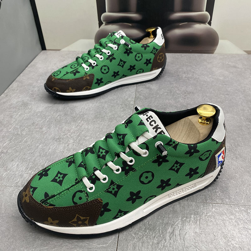 Free shipping autumn and winter casual sports Korean-style fashionable and versatile, trendy men's daily wear, fabric breathable thick-soled boar