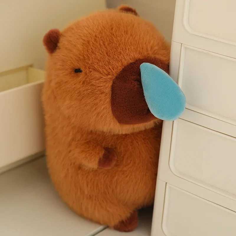 Kaii Capybara Plush Simation s With Stretchable al Mucus Cute Capibara Fluff Soft Stuffed Plushy Doll Kid Gift C251202