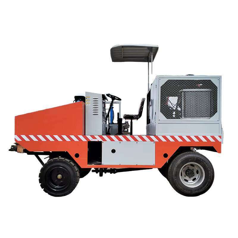 Quick-Deploy Concrete Curb Paver Machine With Foldable Frame One-Person Operation for Temporary Event Venues