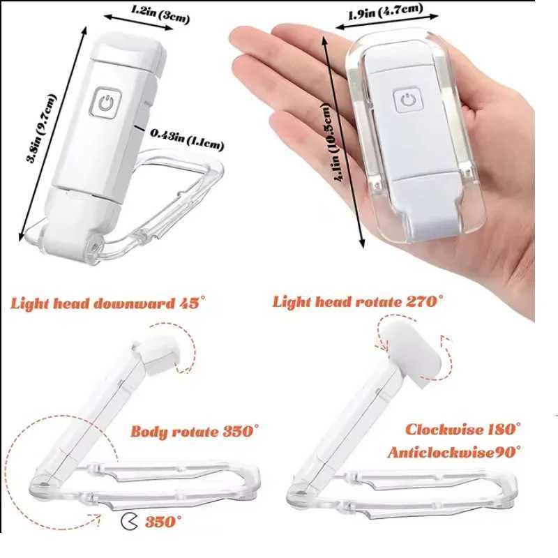 USB Rechargeable LED Bookmark Book Lamp Flexible Bright Clip On Mini Kids LED Reading Book light Reading Lamp Mini Night Light M251120