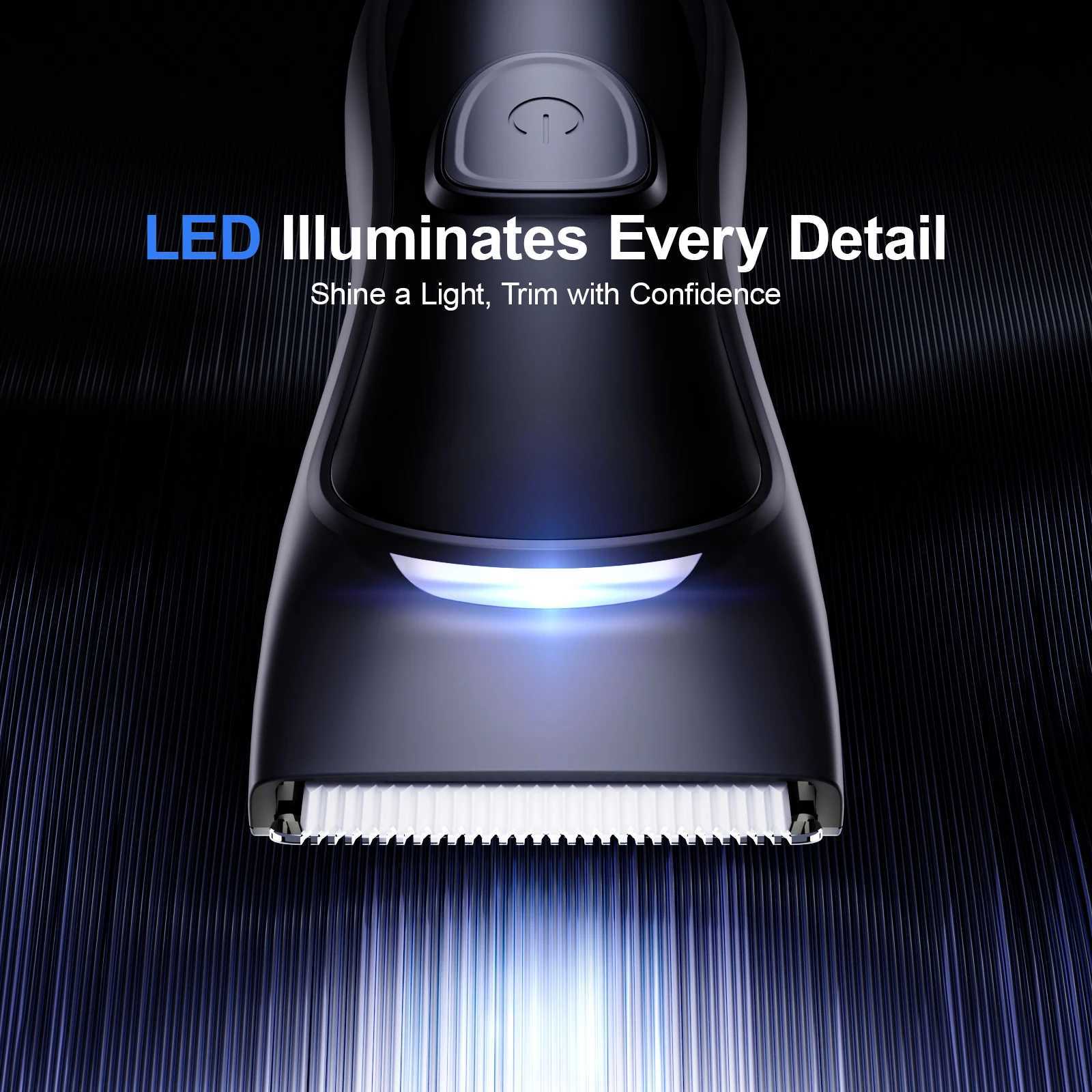 2025 Electric HairClipper Men Haircut Machine Beard Machine Shaving Body Hair Trimmer Clippers Barber Gentleman Shaver WashableT251120