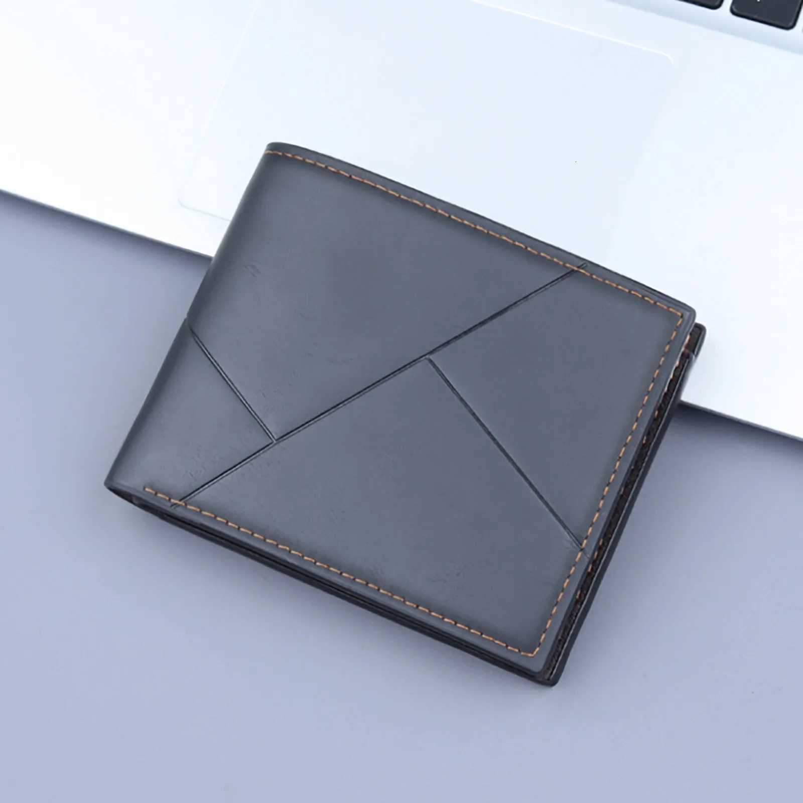 New Clutch Bag Fashion ID Short Wallet Women Men Leather Purse Multiple Card Coin Short Wallets Slim Small Wallet Zipper HaspW251120
