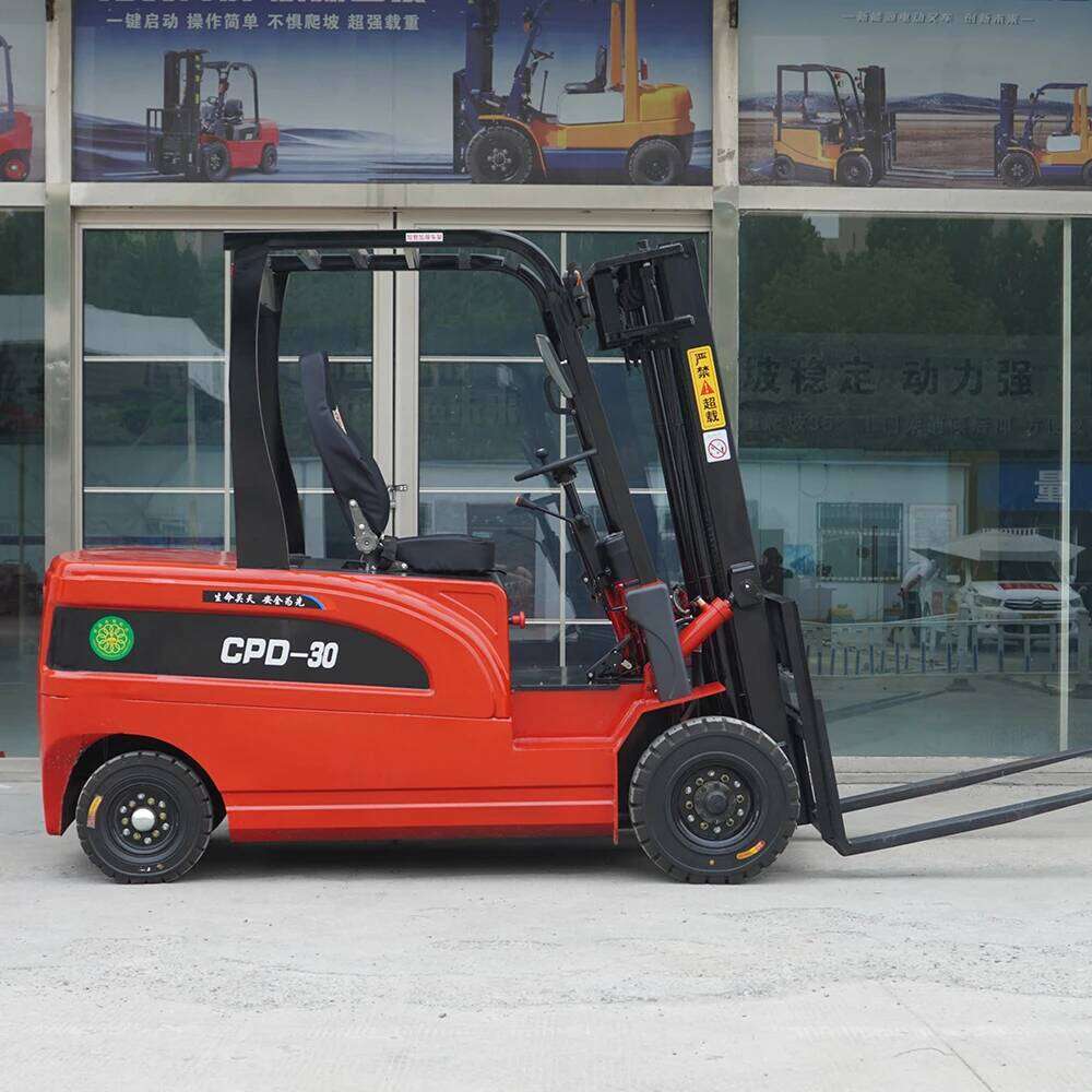 2025 New Design All Electric Forklift with Dual AC Motor Hydraulic Side Shift Zero Emission for Restaurant Industries