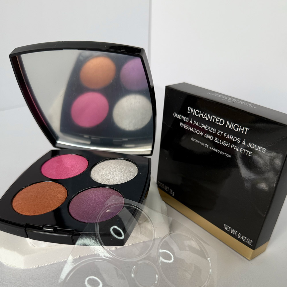 New Arrival Christmas Limited Edition Version Designer Eyeshadow And Blush Palette 4 Colors Enchanted Night Ombres Powder Glitter Eye Makeup