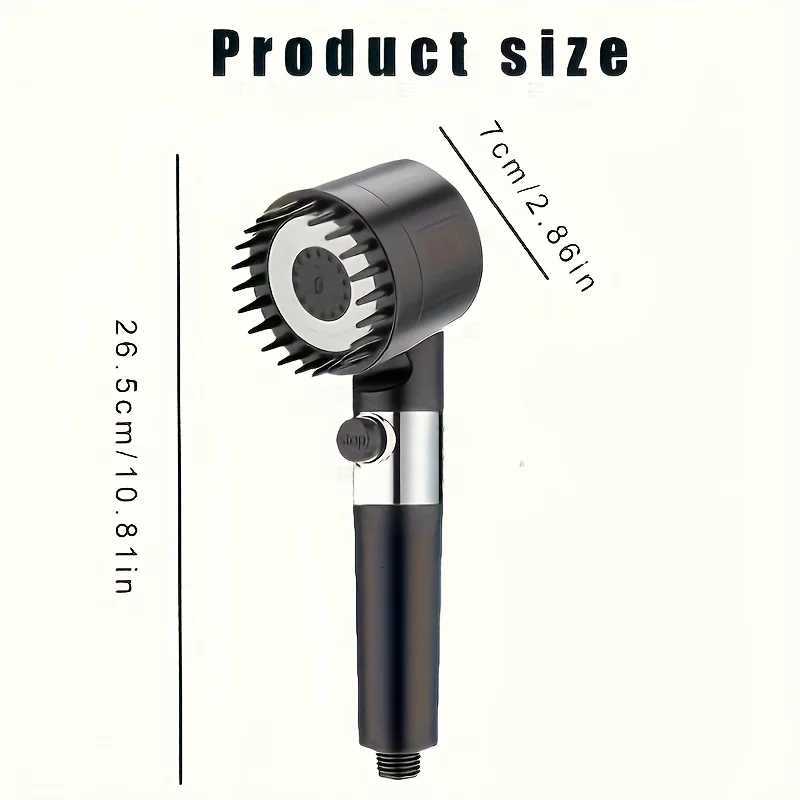 Vertical striped shower head pressurized shower head for home bathroom water heaters pressurized and rain shower headM251120