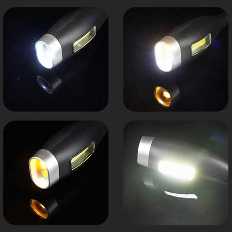 LED Neck Reading Light Bendable Arms Book Light Hands Free Reading Lamp Rechargeable for Night Running Walking Knitting Camping M251120