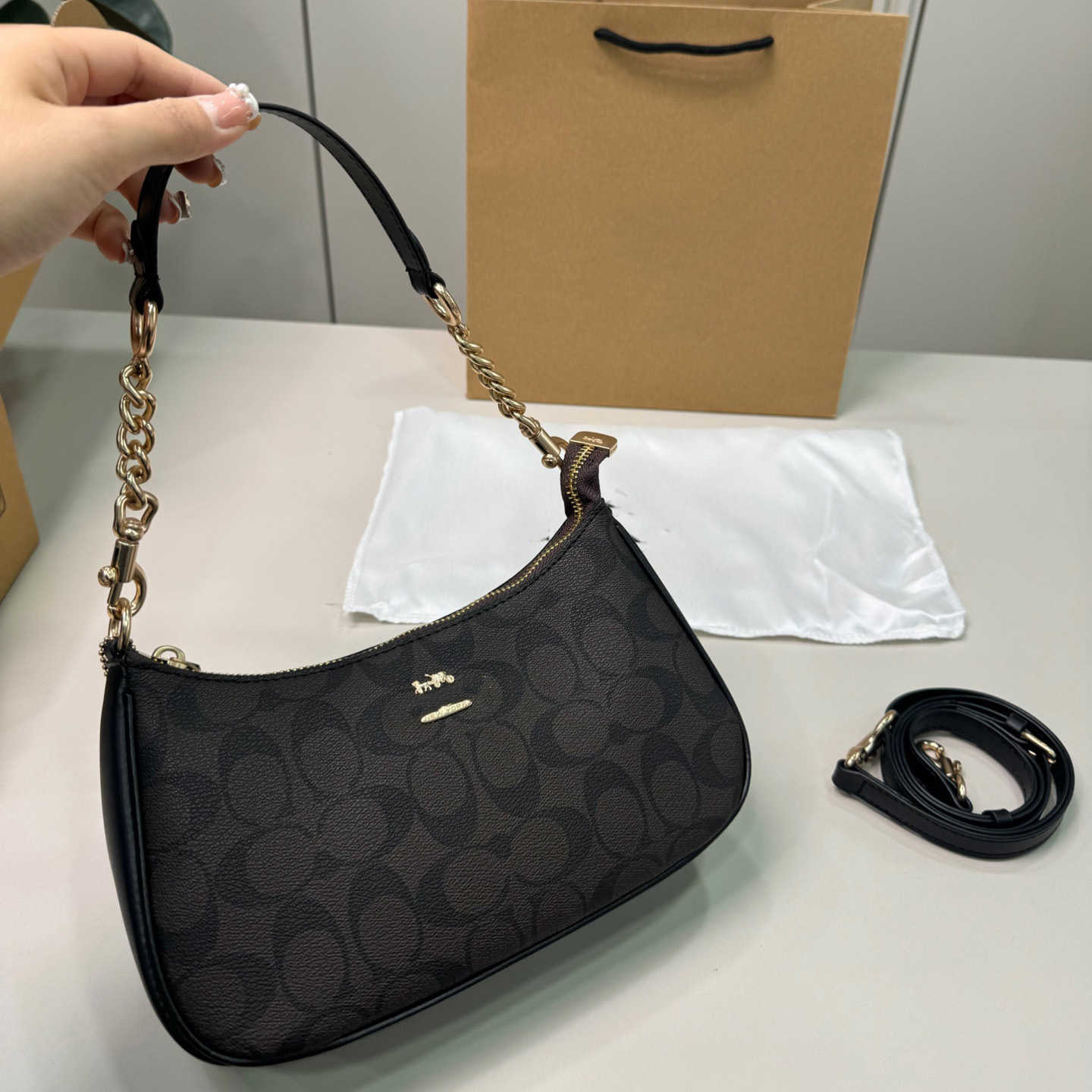 New Evening Bags Teri bag Women Bag designer bag Women Axillary Bag Handbag Purse Genuine 2 Straps Top Quality Flap Bags Tote Bags women wallet purse Small bucket bag ca