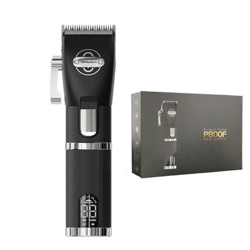 POP Barbers Gold P800 Professional Hair Clipper Black P800F Gradient Push Clipper Hair Stylist Hair Salon Exclusive Hair ClipperT251120