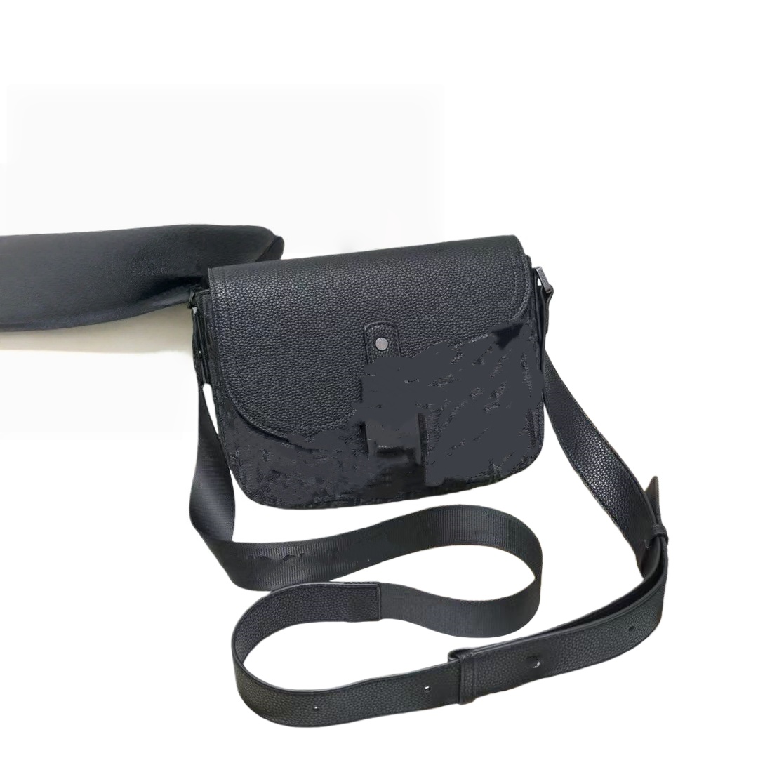 321 new men's messenger bag flip fashion design messenger bag