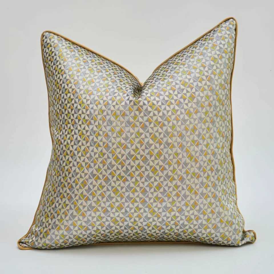 Pillow Case Luxury Sofa Cushion Cover Gold and Grey Covers for Home Decoration 45x45cm C251120