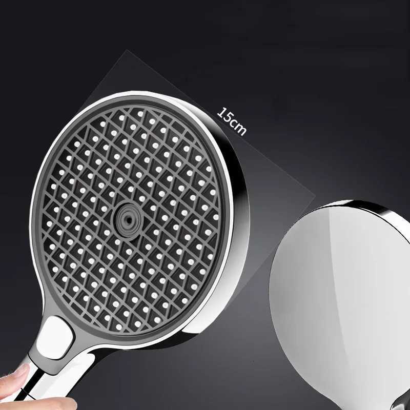 15cm Large Panel Boost Filter Shower Head Three-speed Home Bathroom Large Water Flow Shower Filter Shower SetM251120
